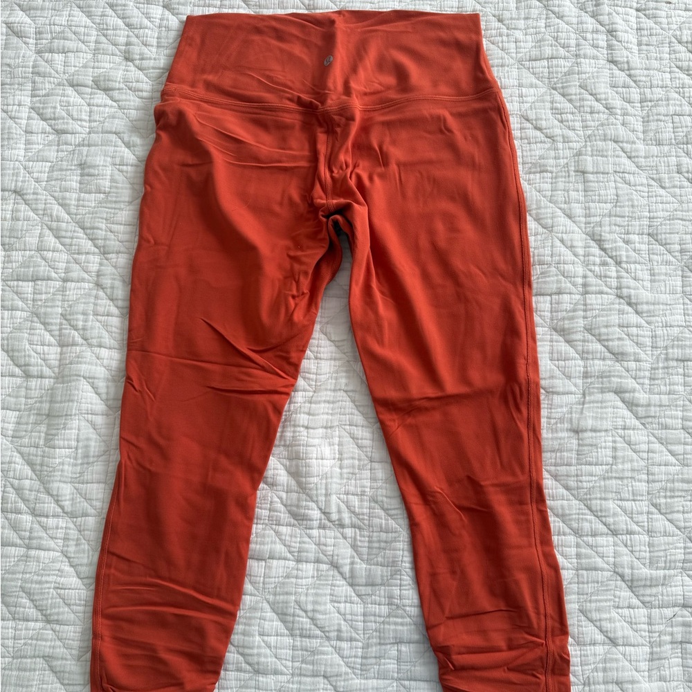 Lululemon Align Leggings — Rust Red